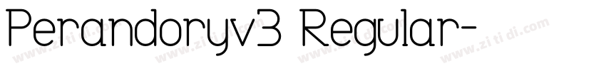 Perandoryv2 Regular字体转换